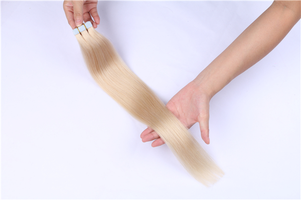  Full end double drawn Highest quality Russia hair tape in hair extensions JF0261